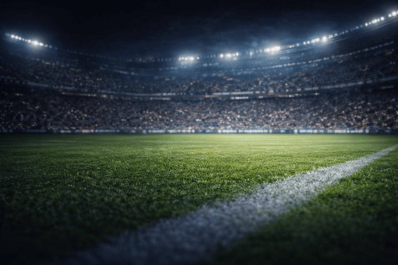 Estádio de Futebol ao fundo